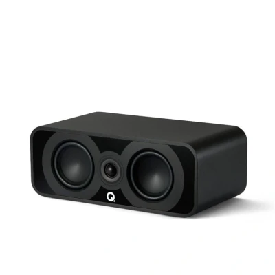 Abbildung von Q ACOUSTICS 5090 Center Lautsprecher Satin Schwarz 2 x 4,5 Mittel /Bass Treiber, 1 Hochtöner TV für Surround Sound System Schallplattenspieler Hifi, Gaming PC