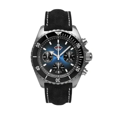 Abbildung von ruhla Chronograph Glasbach Cup 4970 3, Quarzuhr, Herrenuhr, Datum, Stoppfunktion, Saphirglas, Made in Germany