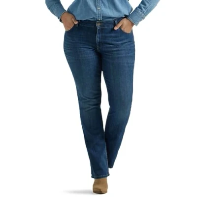 Abbildung von Lee Damen Legendary Mid Rise Bootcut Jeans, Compass, 44 Lange