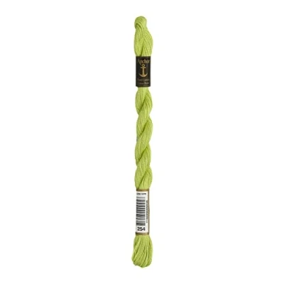 Abbildung von Anchor Perlgarn Stärke 5 4585000 00254 apfel Stickgarn, 100 % Baumwolle, 5g Strängchen