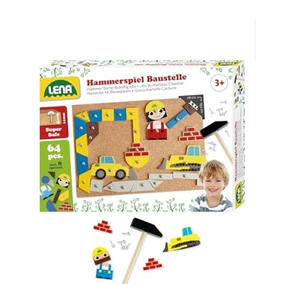 Abbildung von Lena® Spiel, Kinderspiel Hammerspiel Baustelle