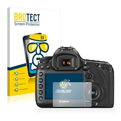 Abbildung von BROTECT Schutzglas für Canon EOS 5DS Schutzfolie Panzer Folie Glas [Extrem Kratzfest 9H, Anti Fingerprint, Ultra Transparent]