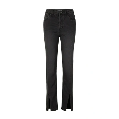 Abbildung von TOM Tailor denim EMMA Straight FIT Jeans Leg, Damen, Größe: 28, Used dark stone black