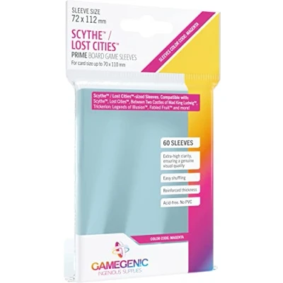Abbildung von GameGenic PRIME Scythe/Lost Cities Sleeves 72x112