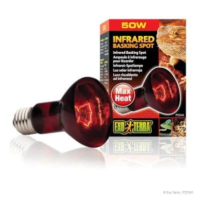 Abbildung von Exo Terra Halogen Basking Spot, Breitspektrum Tageslichtlampe, 75W, Fassung E27, 1 Stück (1er Pack)