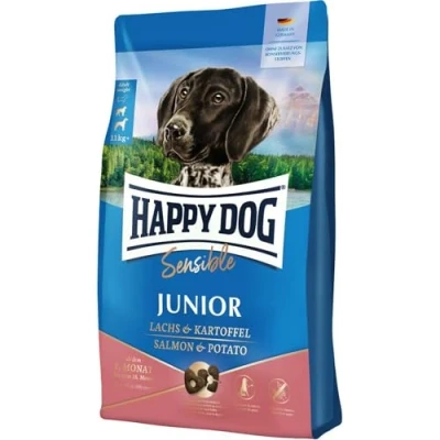 Abbildung von Happy Dog Supreme Sensible Junior Huhn, Lachs &amp; Kartoffel 1 kg