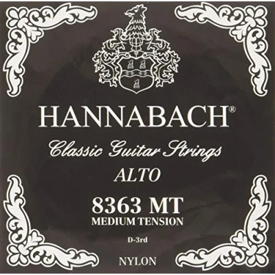 Abbildung von Hannabach Klassikgitarren Saiten für Alt Gitarre D3 Nylon blank Mensur 540mm 8363MT