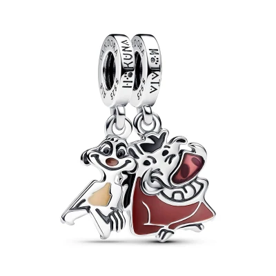 Abbildung von PANDORA Charm Einhänger X DISNEY Trennbar Timon und Pumbaa 793357C01