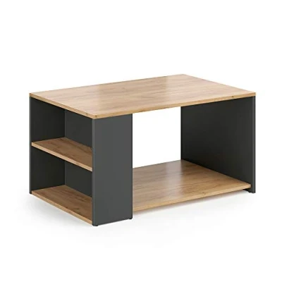 Abbildung von Vicco Couchtisch Dario, Anthrazit/Sandeiche, 90 x 59 cm