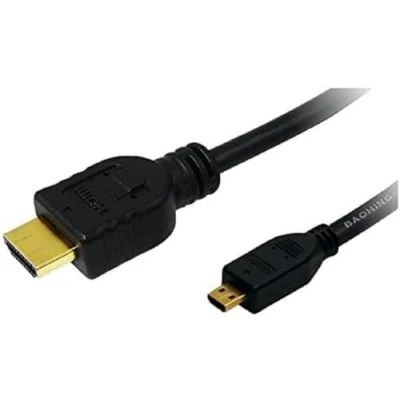 Abbildung von LogiLink Kabel (HDMI Typ A männlich auf Micro HDMI D männlich; V 1,4; 1,5 m)