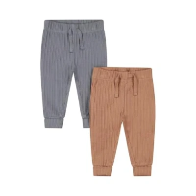 Abbildung von Dirkje Boys Baby Trousers 2 Pack Organic Cotton and Elastane Blue Brown Size 56