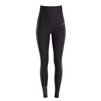 Abbildung von Winshape Comfort Tights, Damen, Größe: XL, Zebra grey black