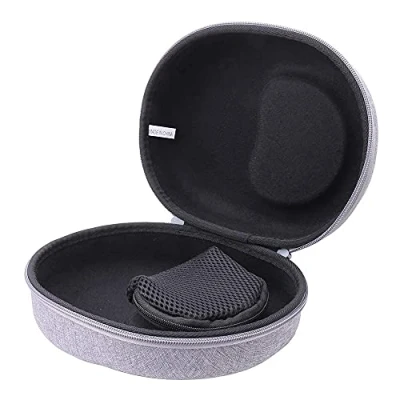 Abbildung von Harte Tasche Hülle für beyerdynamic DT 990 PRO Over Ear Studio kopfhörer von Aenllosi, nur Tasche（Grau)