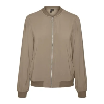 Abbildung von Vero Moda Vmcoco LS GA Bomberjacke, Damen, Größe: XS, Silver mink