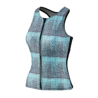 Abbildung von Beco Beermann Tankini BEsuit Racerback Swimtop (1 St) mit Front Reißverschluss und Innen BH in aufregendem Ethno Design
