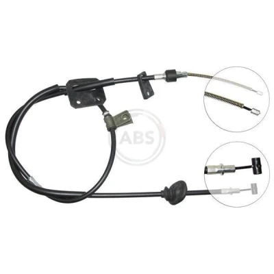 Abbildung von A.B.S. K12638 Handbremsseil 1686 Trommelbremse für Links /Rechtslenker SUZUKI: Vitara I SUV Cabrio,