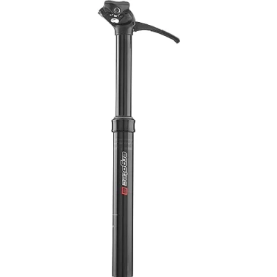 Abbildung von ergotec x Tas y XtasY Sattelstützen Humpert UP &amp; Down Post Sattelstütze 31,6 400 mm, höhenverstellbare Teleskop Sattelstütze, schwarz/rot, One Size, 59440