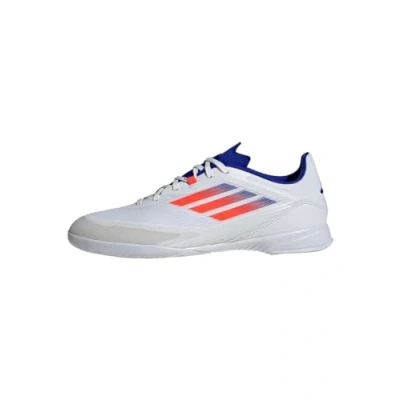 Abbildung von adidas Performance F50 League IN Unisex Fußballschuh Halle für Kinder, Größe: 28, Footwear white/solar red/lucid blue Schuhe