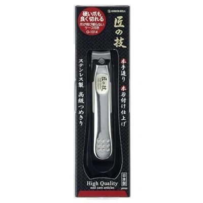 Abbildung von Green Bell G 1014 Nagelknipser, gebogene Klinge, hergestellt in Japan