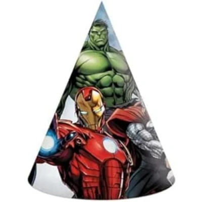 Abbildung von Avengers Infinity Stones Partyhüte 6 Stück