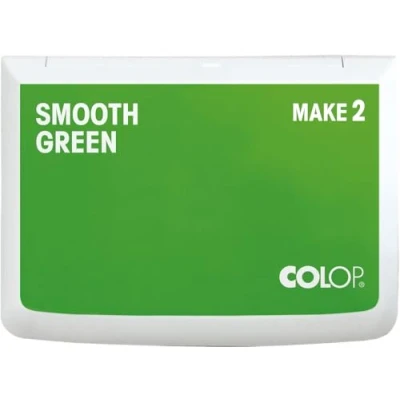Abbildung von COLOP Stempelkissen MAKE 2 smooth green 70 x 110 mm, Kissen für traditionelle Handstempel