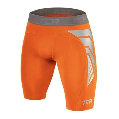 Abbildung von TCA Herren CarbonForce Pro Thermo Kompression Unterwäsche Shorts Orange, XL