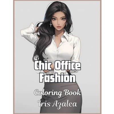 Abbildung von Chic Office Fashion Coloring book for Women 50 Stylish Designs Adults &amp; Teens Relaxation, creativity, and Fashionable Fun: Adult ... to explore focus relaxation