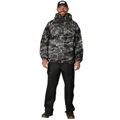 Abbildung von FROGG TOGGS Herren Standard Classic All Sport Wasserdicht Atmungsaktiv Regenanzug, MO Elements/Blacktip/Black Pants, XXL