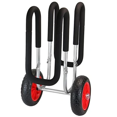 Abbildung von ALPIDEX SUP Transportwagen Stand Up Paddle Board Trolley Wagen Ø25 cm Breite Reifen Surfboard