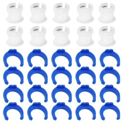 Abbildung von YINETTECH 10 Sets Rohrkupplung Spannzange Clip Kit für 3D Drucker Extruder Hotend Zubehör kompatibel mit Ultimaker 2 Um Fixed Diameter 6mm Pipe