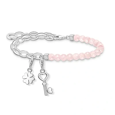 Abbildung von THOMAS Sabo Damen Schmuck Set Armband Charm Anhänger 925 Sterlingsilber SET0612 034 9 L17