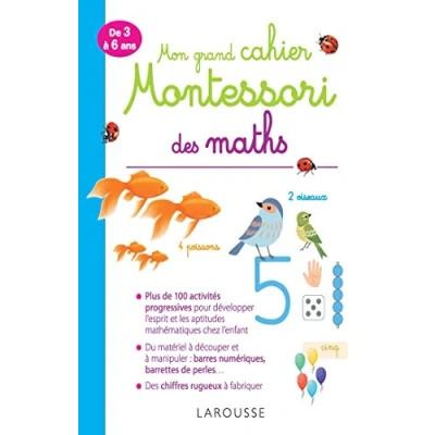Abbildung von Mon grand cahier Montessori des maths: De 3 à 6 ans