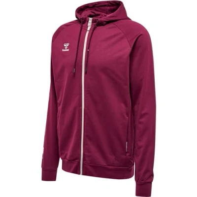 Abbildung von Hummel Hmlmove GRID Sweatjacke, Herren, Größe: 3XL, Grape wine