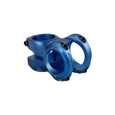 Abbildung von Funn Nixie Fahrrad Vorbau mit 20mm Erhöhung Länge 40mm 31,8mm Lenkerklemme, für Mountainbike, BMX, Rennrad und Gravel Bike (Blau)