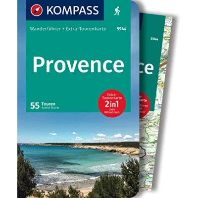 Abbildung von KOMPASS Wanderführer Provence, 55 Touren mit Extra Tourenkarte: GPS Daten zum Download