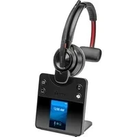 Abbildung von Poly Savi 8410 Office 8400 series Headset On Ear DECT/Bluetooth kabellos Schwarz Zertifiziert für Microsoft Teams