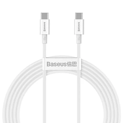 Abbildung von Baseus CATYS C02 USB C PD QC FCP 100W 5A 2m Kabel weiß