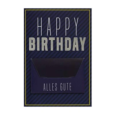 Abbildung von Geldkarte Geburtstag Textkarte 11,6 x 16,6 cm