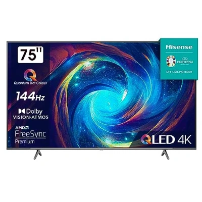 Abbildung von Hisense 75E7KQ PRO QLED Fernseher (189,00 cm/75 Zoll, 4K, Smart TV, Sound Technologie Dolby Atmos, Audio)