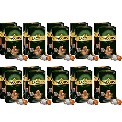 Abbildung von Jacobs Espresso Classic 7 Nespresso kompatible Pads 20 Packungen mit 10 Kapseln (200 Getränke)