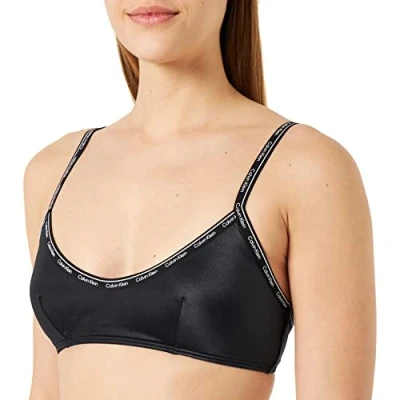 Abbildung von Calvin Klein Swimwear Bikinitop, Damen, Größe: Large, black