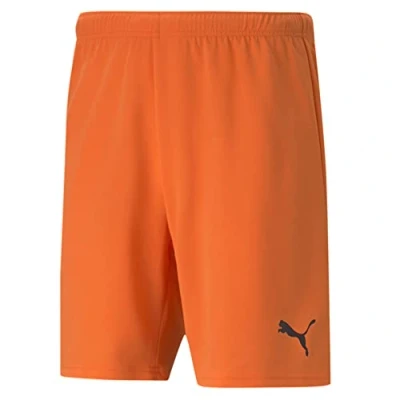 Abbildung von Puma Teamrise MAND kurze Sporthose, Herren, Größe: XXL, Orangeweiss