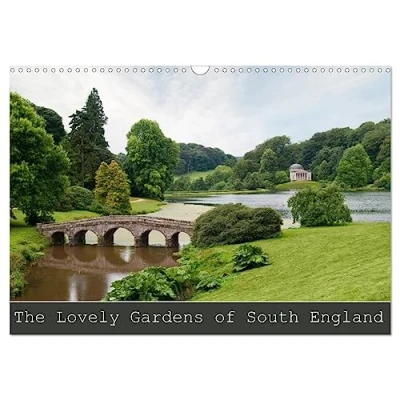 Abbildung von The Lovely Gardens of South England (Wandkalender 2025 DIN A3 quer), CALVENDO Monatskalender