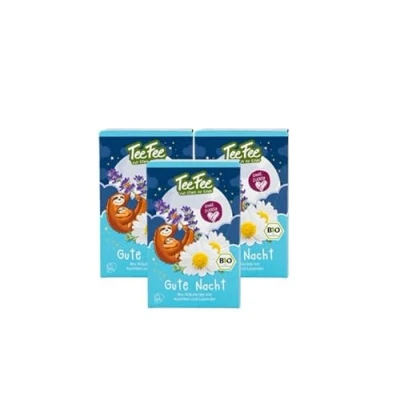 Abbildung von TeeFee Gute Nacht Bio Kräutertee mit Kamille Kindertee 3 x 30g