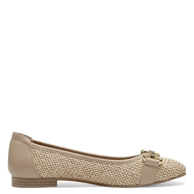 Abbildung von Tamaris Klassischer Ballerina, Damen, Größe: 36, Taupe Schuhe