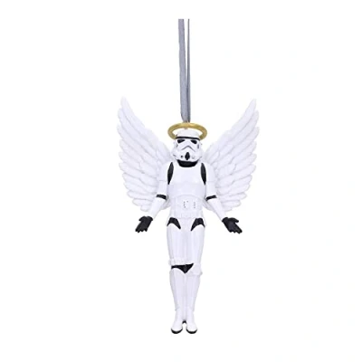 Abbildung von Nemesis Now Stormtrooper Engel zum Aufhängen, 13 cm, Kunstharz, Weiß