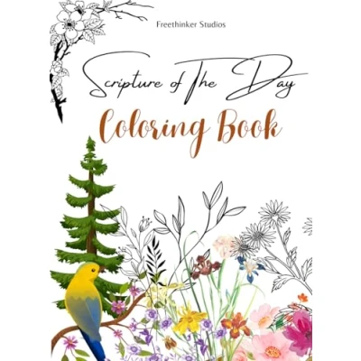 Abbildung von Scripture of The Day: A Christian Colouring Book