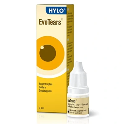 Abbildung von EvoTears® Augentropfen für trockene Augen Einzigartig aufgrund Perfluorhexyloctan und Wasserfreiheit, 3ml