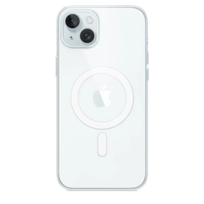 Abbildung von Apple MagSafe Kunststoff Back Cover Durchsichtig iPhone 15 Plus