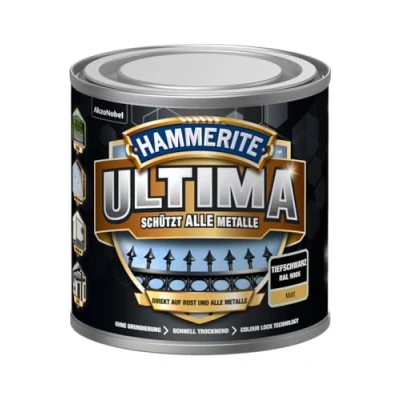 Abbildung von Hammerite  Metallschutzlack Hammerite ULTIMA matt tiefschwarz